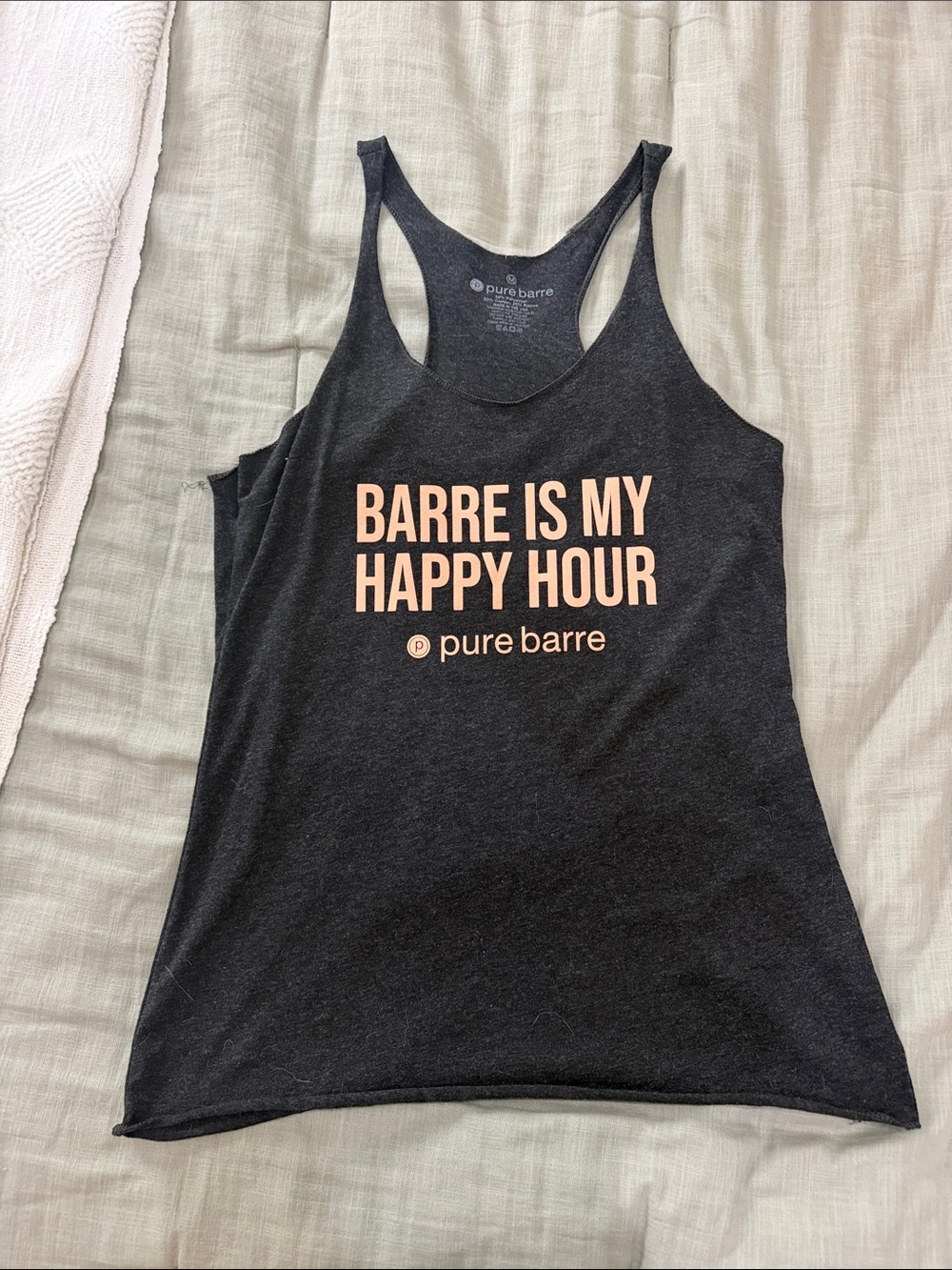 Dark Grey Pure Barre Tank